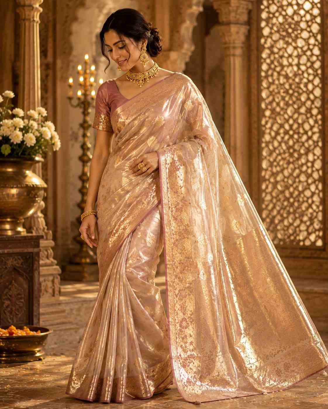 Tissue Sarees