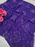 Purple thakur ji bandhej
